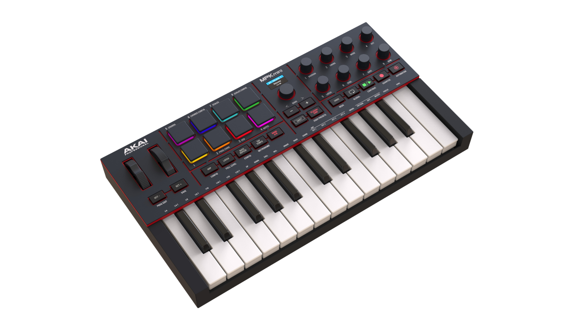 Akai Professional MPK Mini IV MIDI Keyboard Controller - Black