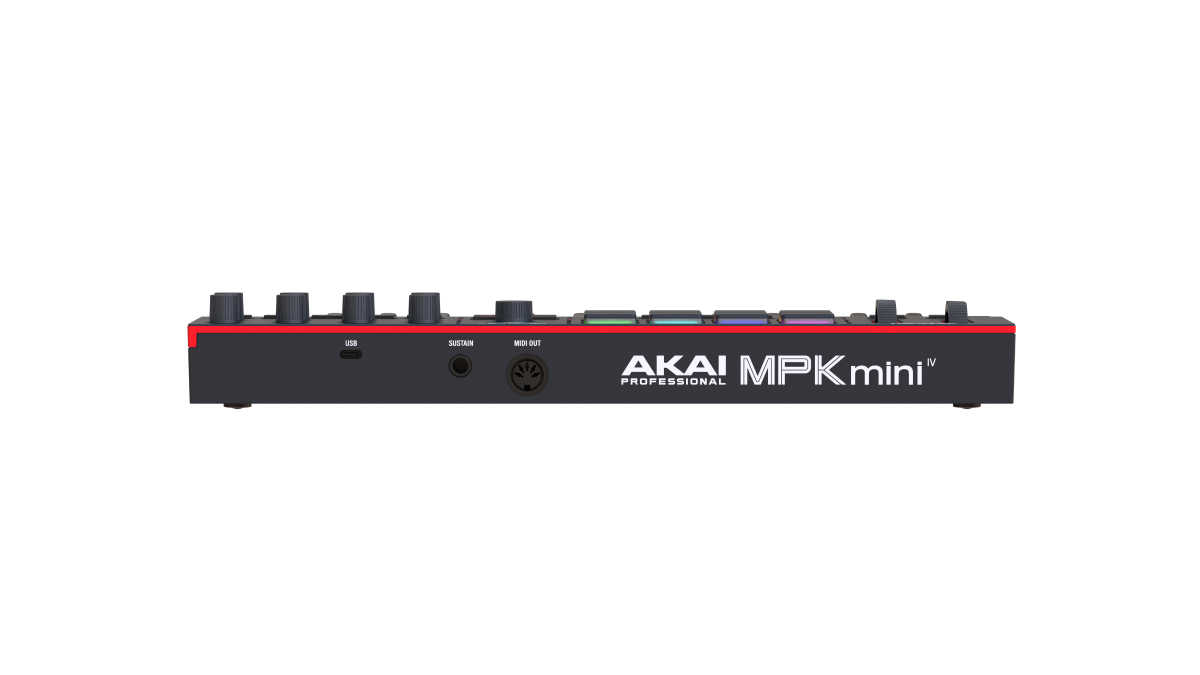 Akai Professional MPK Mini IV MIDI Keyboard Controller - Black