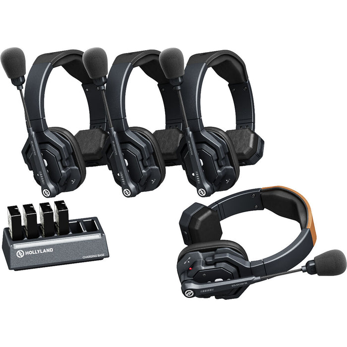 Hollyland Solidcom SE 4S 4-person Wireless Intercom System - Global Version