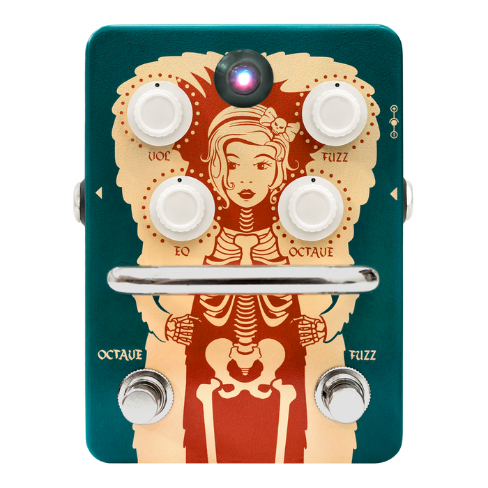 Orange Fur Coat Octave Fuzz Pedal