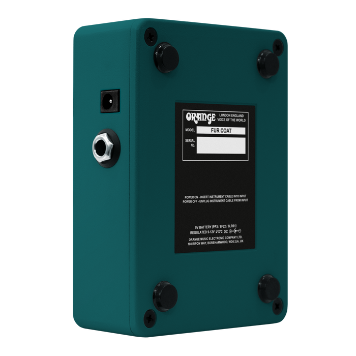 Orange Fur Coat Octave Fuzz Pedal