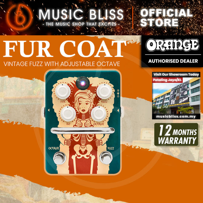 Orange Fur Coat Octave Fuzz Pedal