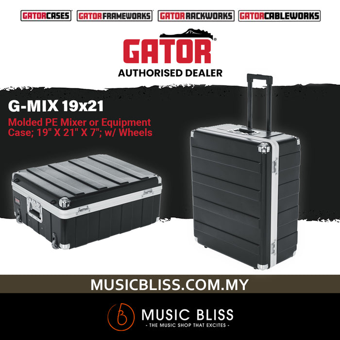 Gator G-MIX 19x21 ATA Mixer Case with Wheels and Tow Handle