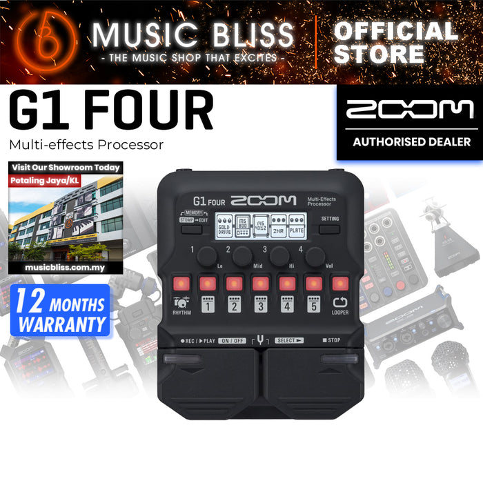 Zoom G1 FOUR Multi-effects Processor