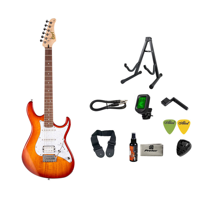 Cort G250 Electric Guitar with Bag - Tobacco Burst