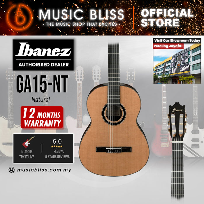 Ibanez GA15 Classical Guitar - Natural