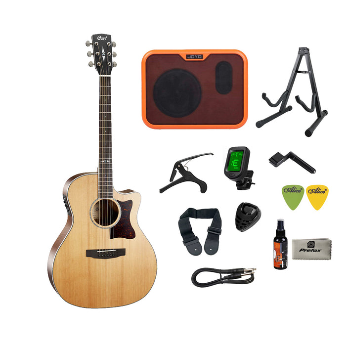 Cort Grand Regal GA5F-BW Acoustic Guitar with Bag