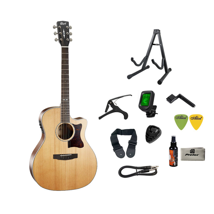 Cort Grand Regal GA5F-BW Acoustic Guitar with Bag