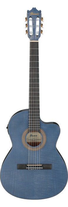 Ibanez GA5FMTCE Classical Guitar - Open Pore Blueberry