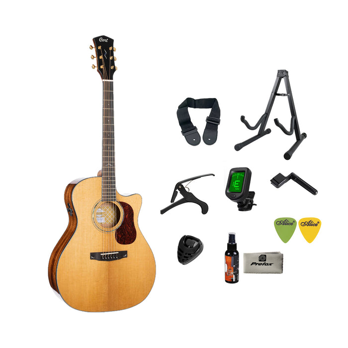 Cort Gold-A6 Bocote Acoustic Guitar with Bag