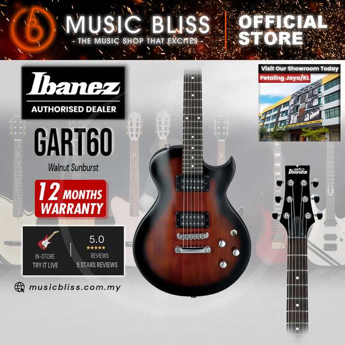 Ibanez GART60 Electric Guitar - Walnut Sunburst