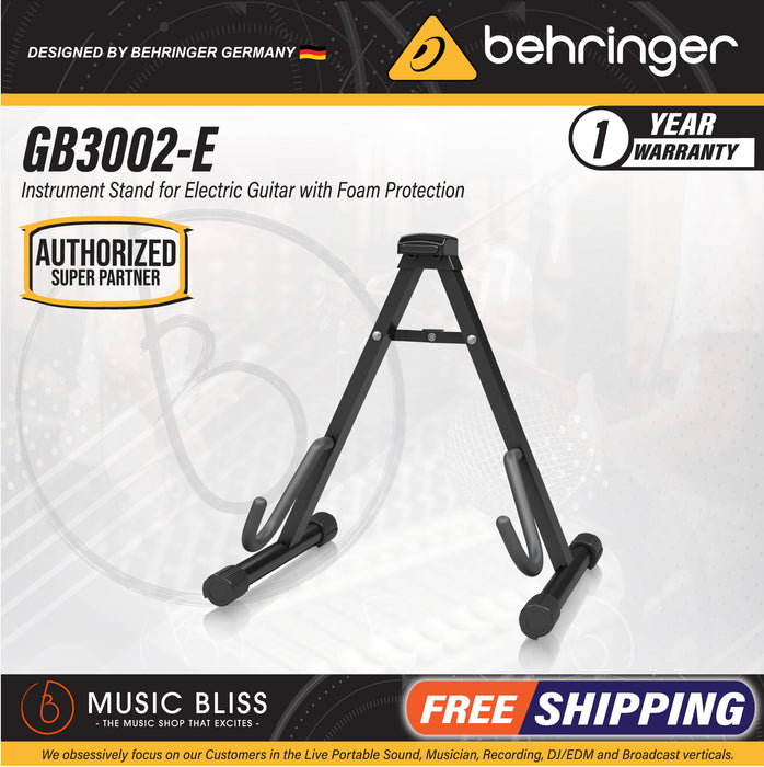 Behringer GB3002-E Electric Guitar Stand with Foam Protection - Music Bliss Malaysia