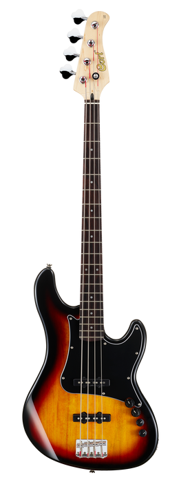 Cort GB34JJ 4-String Bass Guitar with Bag - 3-Tone Sunburst - Music Bliss Malaysia