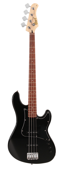 Cort GB34JJ 4-String Bass Guitar with Bag - Black - Music Bliss Malaysia