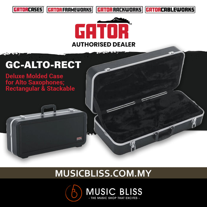 Gator GC-ALTO-RECT Deluxe Molded Case for Alto Saxophone