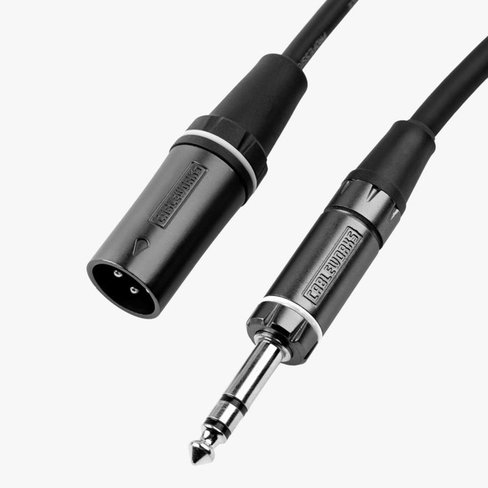 Gator GCWC-XLR-10MTRS Composer Series 10 Foot XLR M to TRS Cable