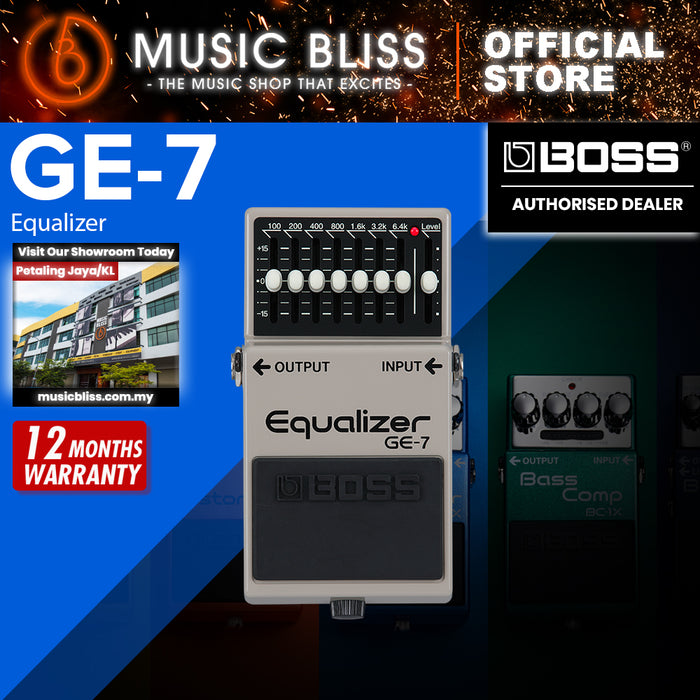 Boss GE-7 7-band Equalizer Guitar Pedal