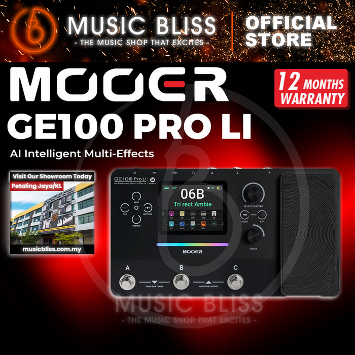 Mooer GE100 Pro Li AI Intelligent Multi-Effects