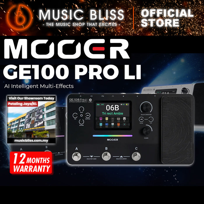 Mooer GE100 Pro Li AI Intelligent Multi-Effects