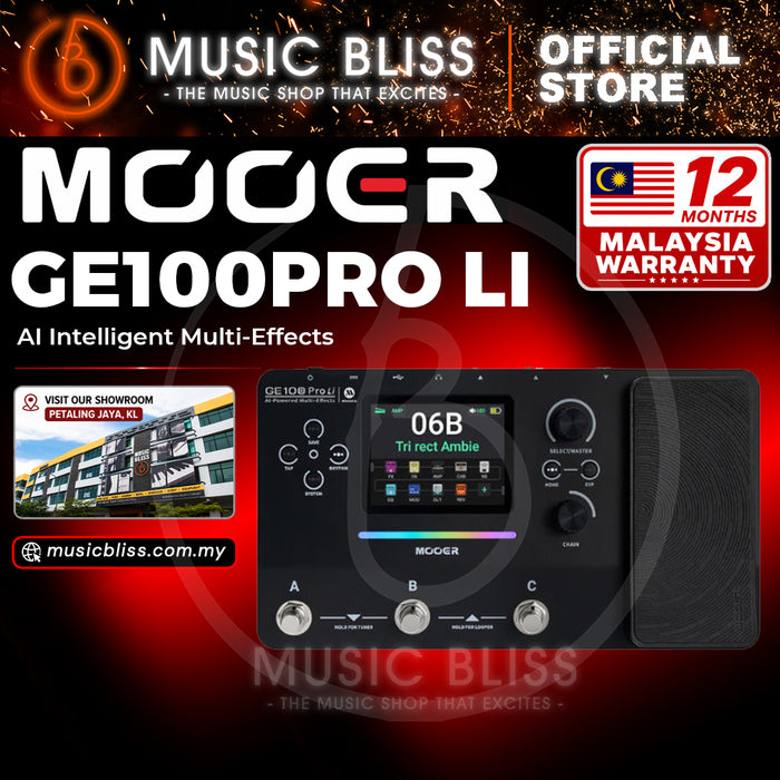 Mooer GE100 Pro Li AI Intelligent Multi-Effects