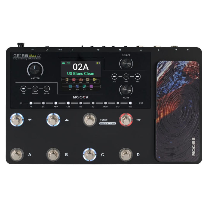 Mooer GE150 Max Li Multi Effect Processor with Lithium Battery