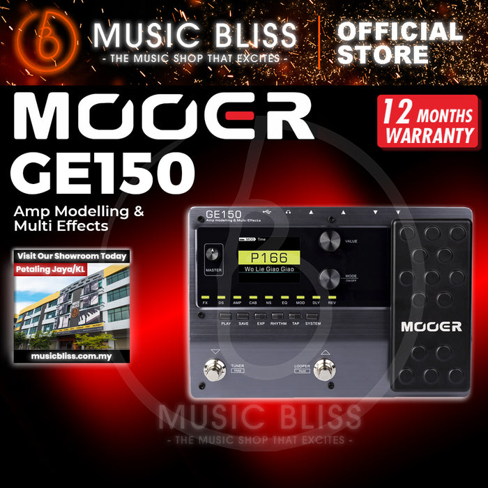 Mooer GE150 Amp Modelling & Multi Effects Pedal