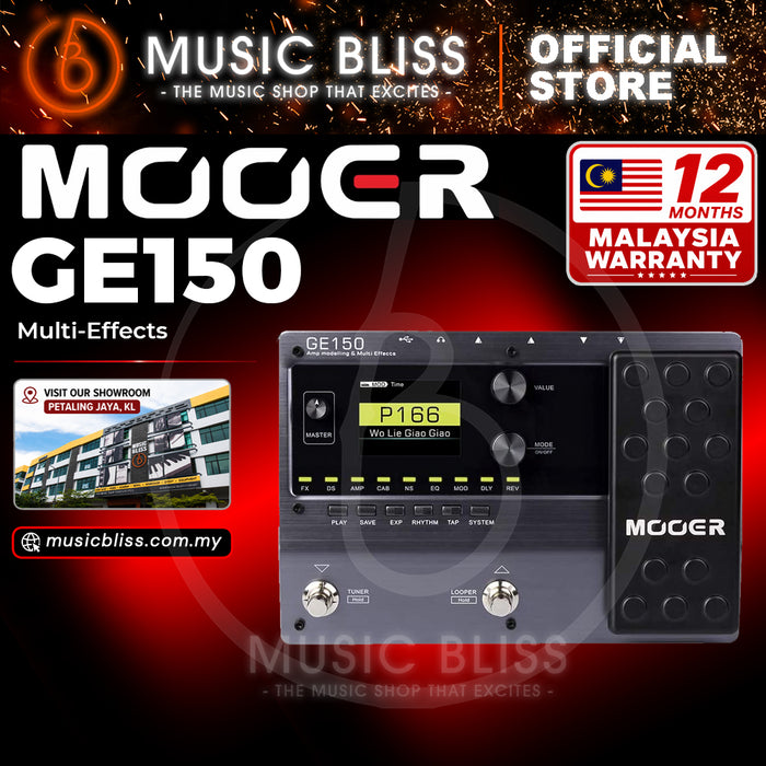 Mooer GE150 Amp Modelling & Multi Effects Pedal
