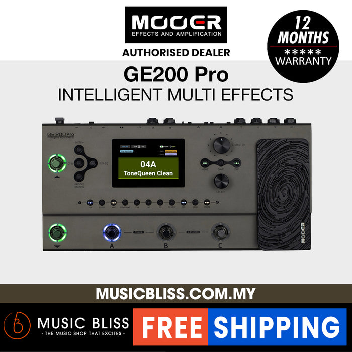 Mooer GE200 Pro Intelligent Multi Effects