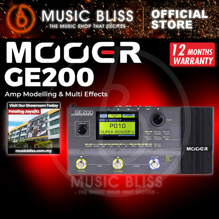Mooer GE200 Multi Effects Pedal