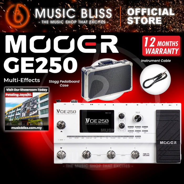 Mooer GE250 Guitar Amp Modelling and Multi Effects Pedal