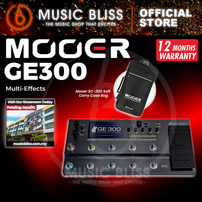 Mooer GE300 Amp Modelling Processor Synth Pedal Guitar Multi Effects