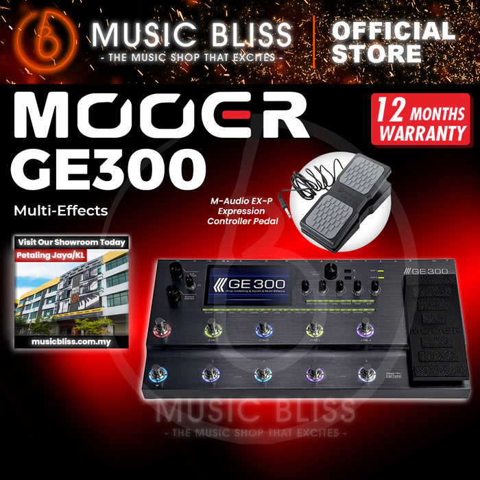 Mooer GE300 Amp Modelling Processor Synth Pedal Guitar Multi Effects