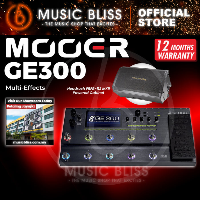 Mooer GE300 Amp Modelling Processor Synth Pedal Guitar Multi Effects