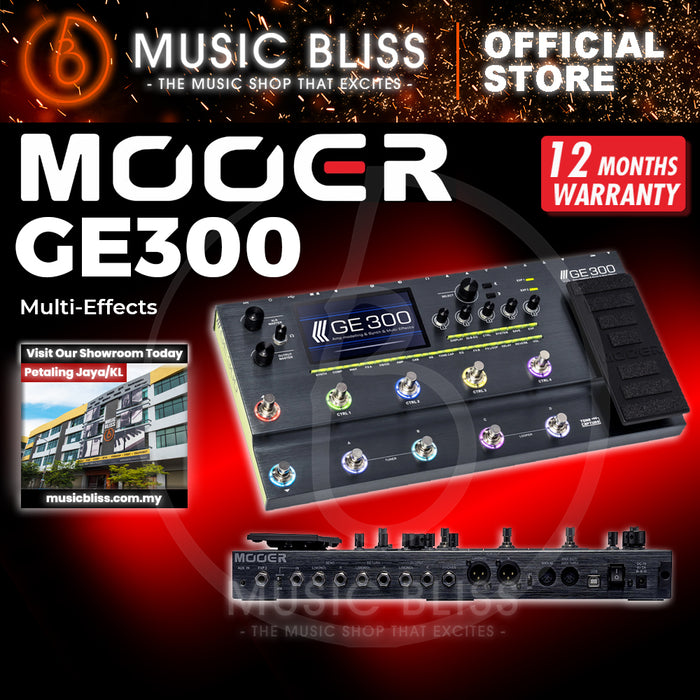 Mooer GE300 Amp Modelling Processor Synth Pedal Guitar Multi Effects