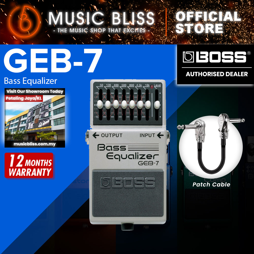 Boss Bass Guitar Pedals & Effects