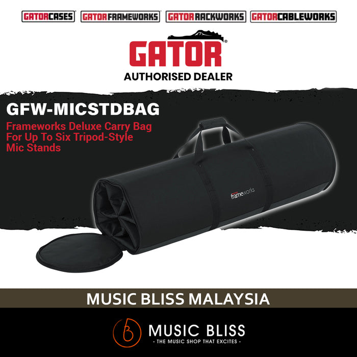 Gator Frameworks GFW-MICSTDBAG Bag for 6 Tripod Microphone Stands