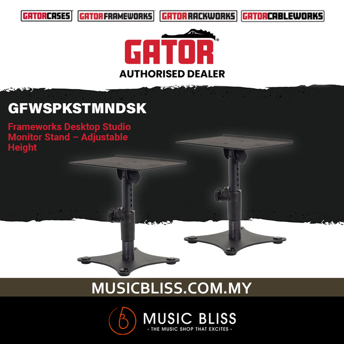 Gator Frameworks Desktop Studio Monitor Stand