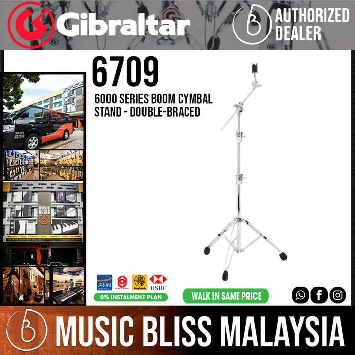 Gibraltar 6709 6000 Series Boom Cymbal Stand - Double-braced - Music Bliss Malaysia