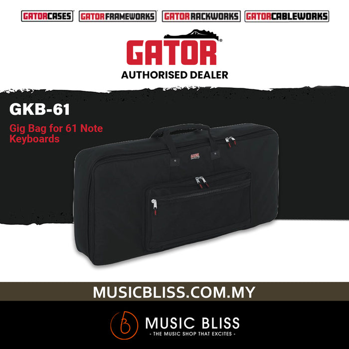 Gator GKB-61 Padded Keyboard Gig Bag