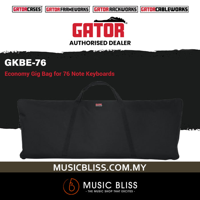Gator GKBE-76 Economy Keyboard Gig Bag