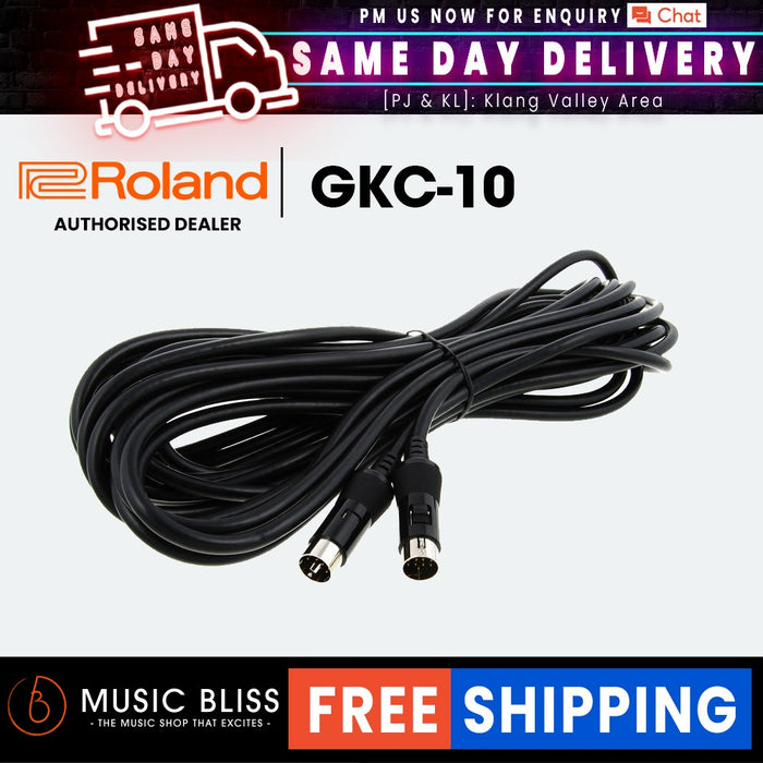 Roland GKC-10 13-pin Cable - 30 foot - Music Bliss Malaysia