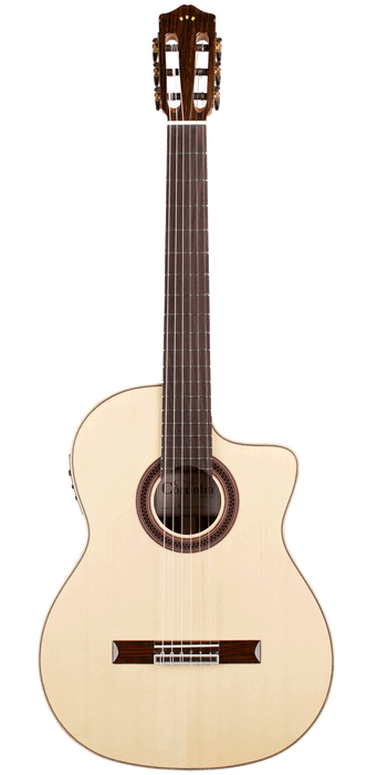 Cordoba GK Studio Negra - Solid European Spruce Top, Rosewood Back & Sides with Pickup - Music Bliss Malaysia