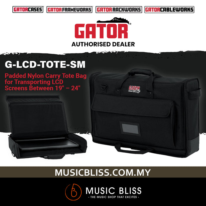 Gator G-LCD-TOTE-SM Padded Transport Bag for 19" - 24" LCD Screens