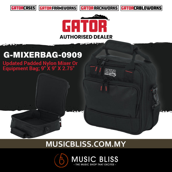Gator G-MIXERBAG-0909 Mixer Bag fits Behringer Xenyx 1002, Xenyx 802 & Yamaha MG06