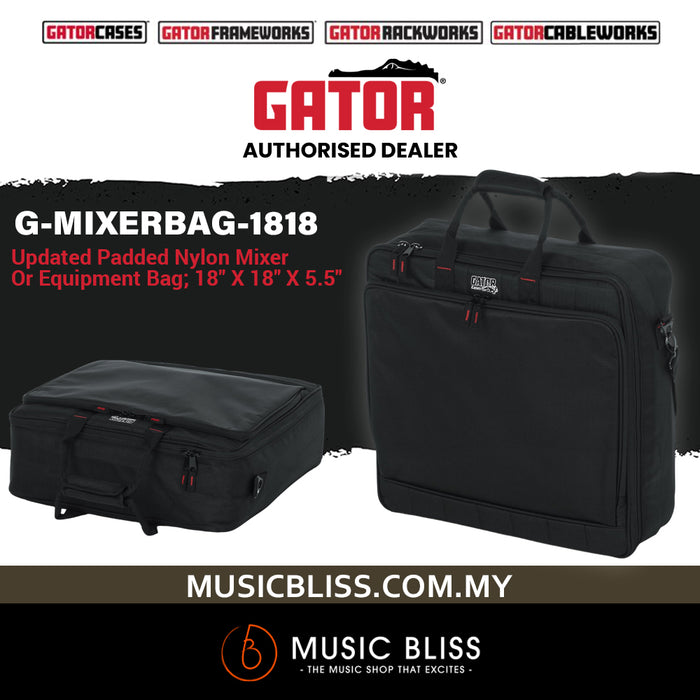 Gator G-MIXERBAG-1818 Mixer Bag fits Behringer Xenyx QX2442USB & X2442USB
