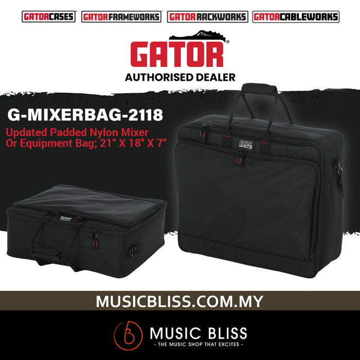 Gator G-MIXERBAG-2118 21x18 x 7 Durable Padded Mixer Bag