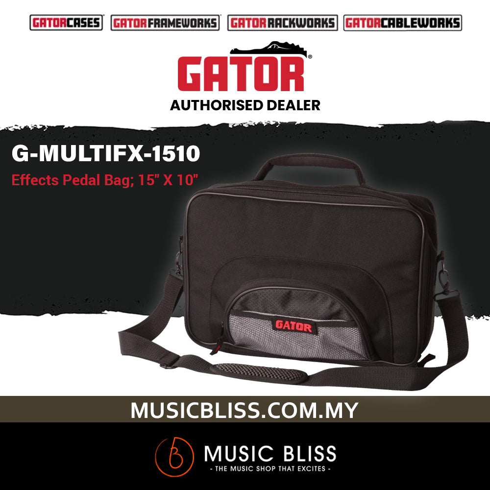 gator effects pedal bag Gator G-MULTIFX-1510 - 15"x10" Effects Pedal Bag (GMULTIFX1510)