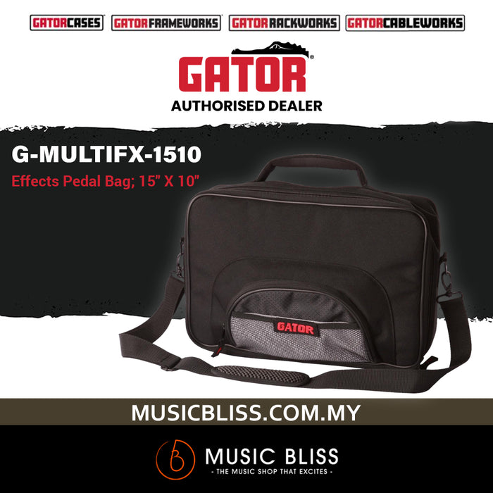 Gator G-MULTIFX-1510 - 15"x10" Effects Pedal Bag