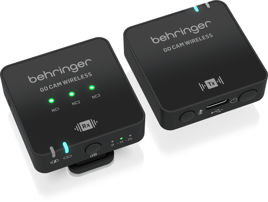 Behringer GO CAM WIRELESS Digital Wireless Clip-On Microphone System for Content Creators
