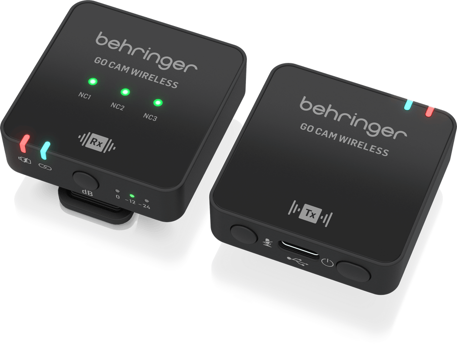 Behringer GO CAM WIRELESS Digital Wireless Clip-On Microphone System for Content Creators